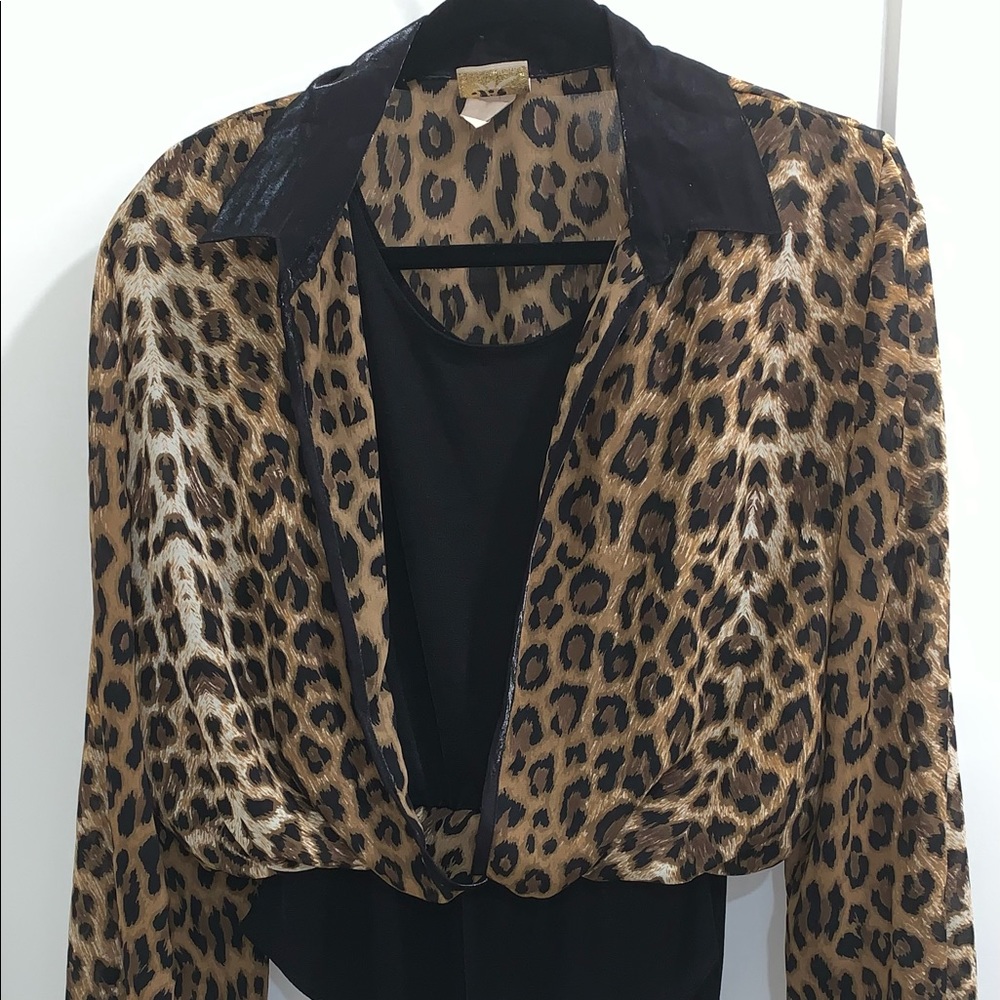 SAM Leopard Print OnePiece/Bodysuit